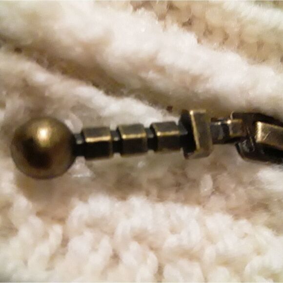 NWT Aran Island  Handknit  Cardigan SIze Mens S 100% Merino Wool Made in Ireland - Picture 8 of 11